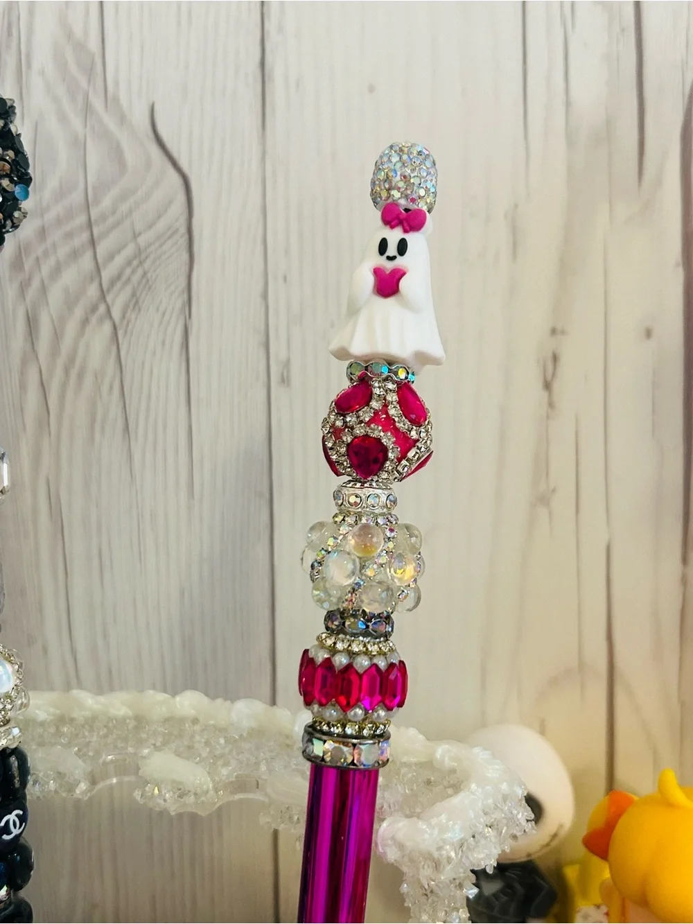 Heart of a Ghost 👻 Luxe Beaded Pen